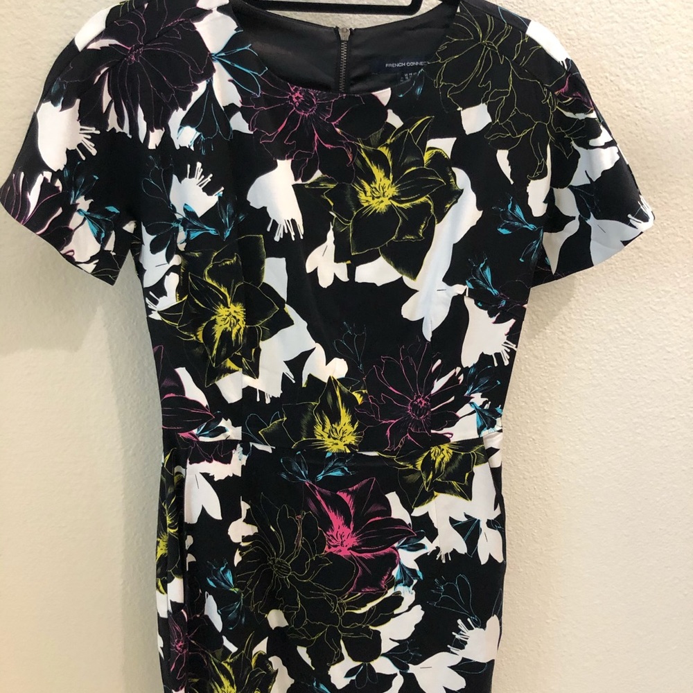 FRENCH CONNECTION floral pattern short dress so 6